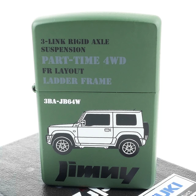 Zippo 日系~SUZUKI-鈴木 -第四代JIMNY JB64W(銷光綠烤漆款)