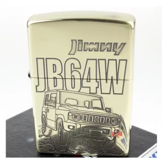 【Zippo】日系~SUZUKI-鈴木 -第四代JIMNY JB64W(黃銅鏡面款)