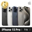 【Apple】S+級福利品 iPhone 15 Pro 1T(6.1吋) 33W雙孔快充組