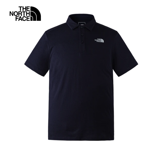 The North Face TNF 短袖POLO 純棉舒適透氣 M MFO S/S COTTON POLO - AP 男 藏青(NF0A8AV3RG1)