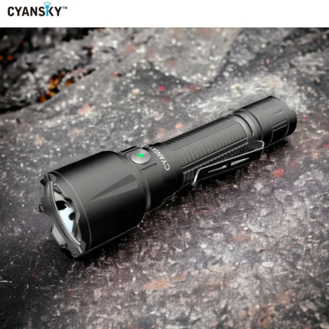 【CYANSKY】錸特光電 K3 V2.0 聚光 700米 遠射+高亮(2000流明 強光戰術手電筒 勤務 警用 軍規)