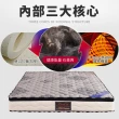 【LooCa】石墨烯+乳膠+M型護框獨立筒床墊(加大6尺-贈石墨烯枕+保潔墊)