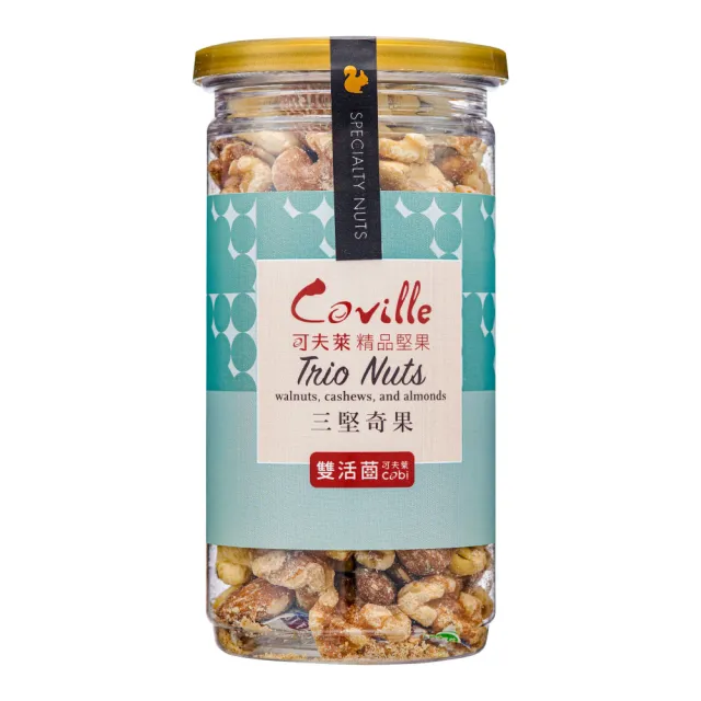 【Coville 可夫萊】雙活菌三堅奇果(200g/罐)
