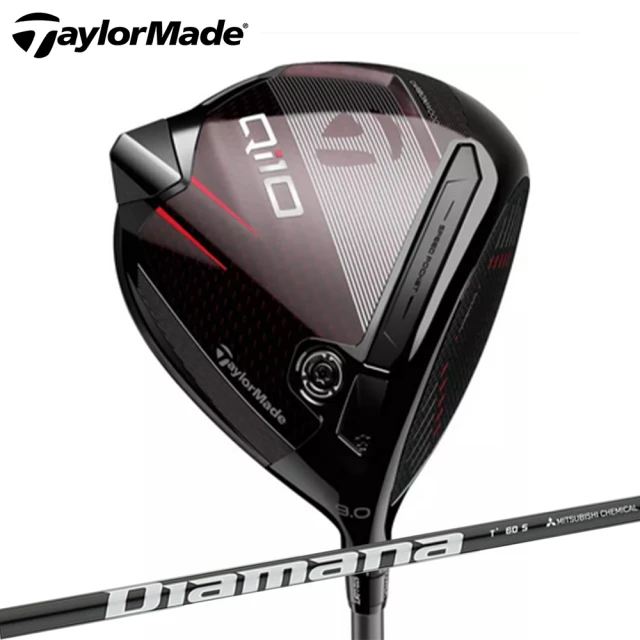 TaylorMade 限量 QI10 闇紅 開球木桿Mitsubishi Diamana T+ 60碳身(Qi10 開球木桿 限量 闇紅/黑色)