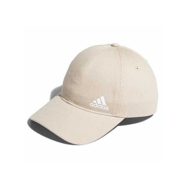 【adidas 愛迪達】MH CAP 男款 女款 奶茶色 鴨舌帽 六分割 經典款 遮陽 老帽 運動 休閒 棒球帽 IM5231