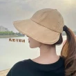 【QIDINA】2入 韓系百搭款大帽簷遮陽帽-Q(高爾夫帽 運動帽 休閒帽 防曬遮陽帽)