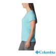 【Columbia 哥倫比亞】女款-Daisy Days™LOGO短袖上衣-湖水藍(UAL31250AQ/IS)