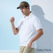 【NAUTICA】男裝 素色百搭短袖POLO衫(白色)