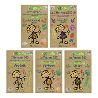 【義大利 ZEROTRE 捲髮夏菈】兒童義大利麵 5入組(兒童專屬的造型義大利麵)