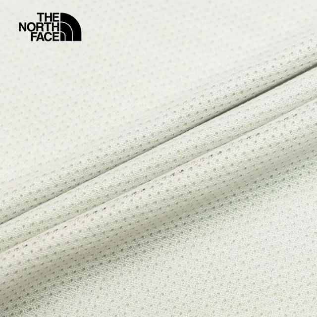 【The North Face 官方旗艦】北面UE女款綠色吸濕排汗舒適透氣短袖T恤｜885WI0G