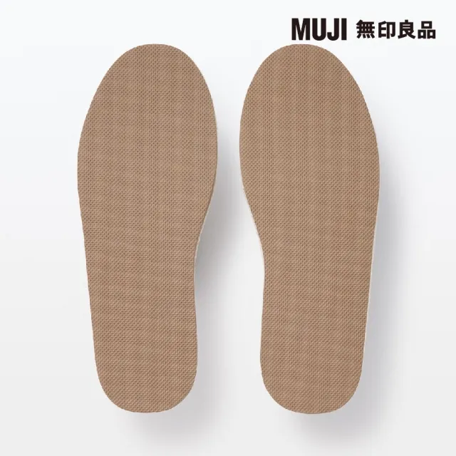 【MUJI 無印良品】黃麻前開拖鞋/米色