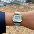【Ice-Watch】ICE DIGIT RETRO系列 復古金框矽膠電子錶 32mm(七色任選)