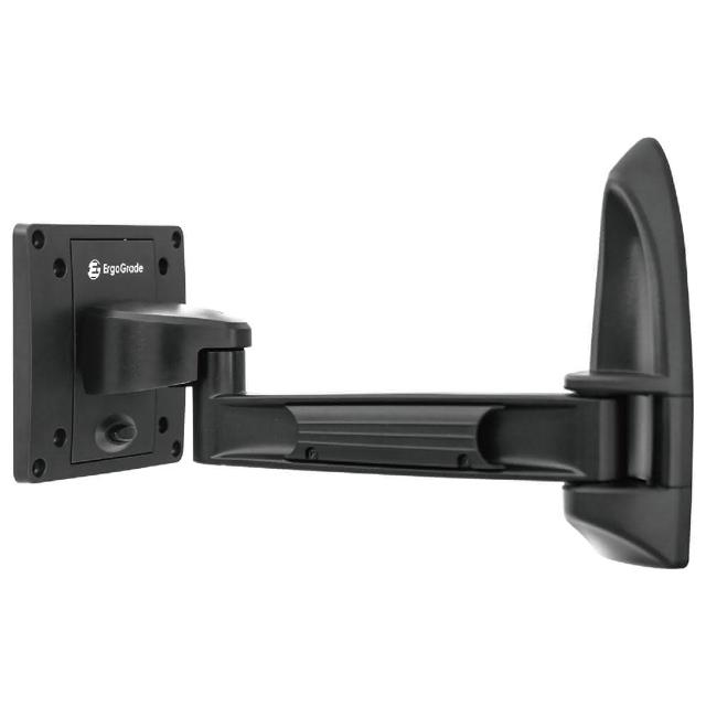 ErgoGrade EGAR110Q EGAR110Q 壁掛架採用單臂拉伸式設計,高度藏線結構讓線路整潔美觀,節省空間且安裝簡易。金壓鑄成型與鋼質骨架結合,強固耐用,最大承重10KG。適用於冷氣、視聽、按摩等裝置,VESA安裝孔位範圍為75-100mm,產品尺寸為307 x 210 x 142mm,快拆設計方便隨意變換視距,有效緩解眼睛疲勞。
