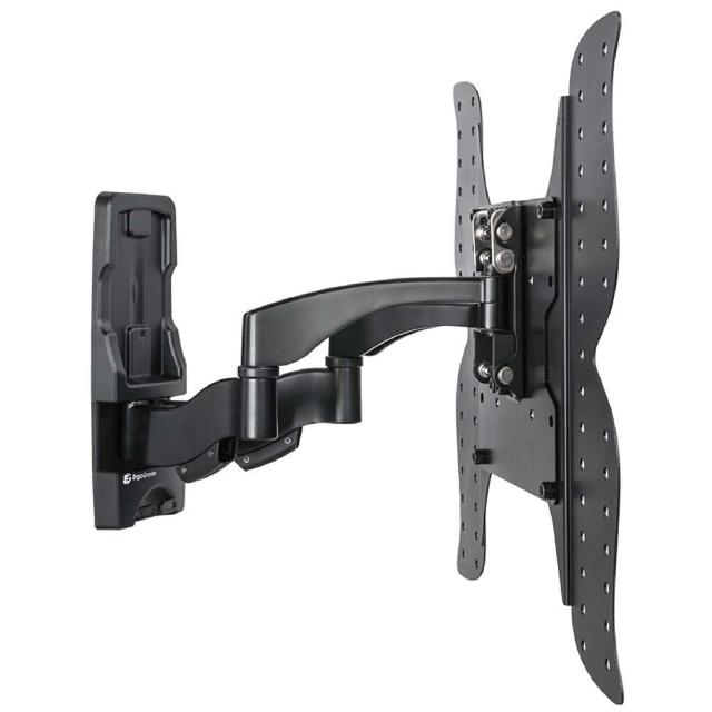 ErgoGrade EGAE444A 壁掛架 臺灣製 5年保固 適用27-52吋螢幕 VESA 100x100-400x400mm 最大承重35KG 黑色鋼鋁合金顯示器電視壁掛支架