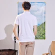 【EDWIN】男裝 日落基本Basic短袖POLO衫(米白色)