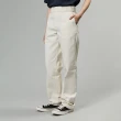 【Dickies】女款淺沙灰874抗皺材質寬版褲耳工裝直筒長褲｜DK012996F90