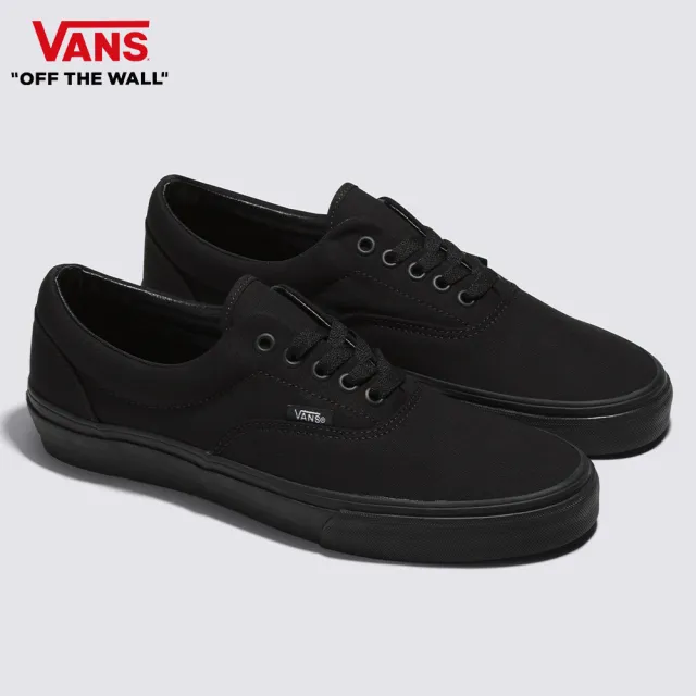 【VANS 官方旗艦】Era 男女款黑色滑板鞋