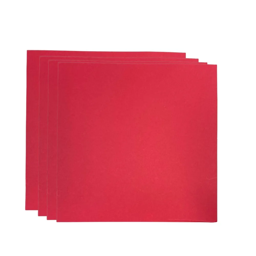 【CLEAN 克林】和諧粉彩專用紙 紅寶石400磅15x15cm 每包50張 送型版紙(素描紙 美術紙 書籤 粉彩 粉彩藝術)