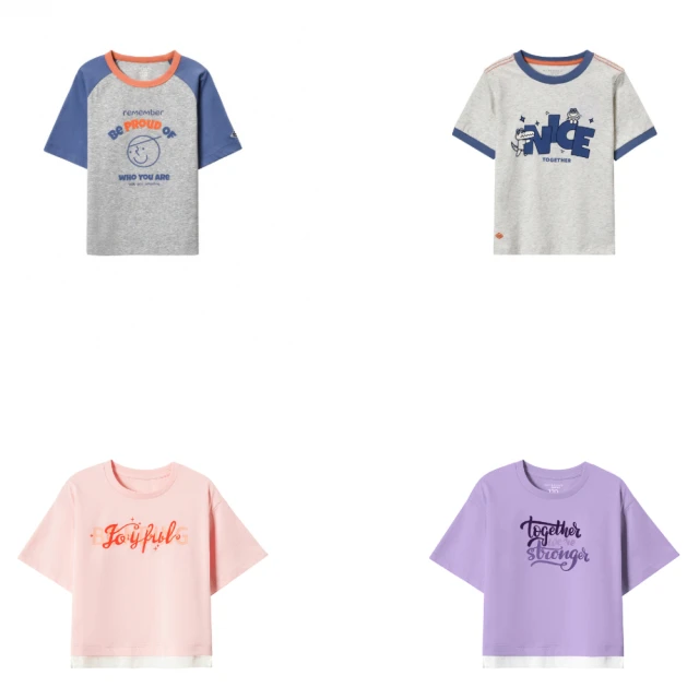 MONCLER 童裝 品牌LOGO 短袖T恤-深藍色(14A