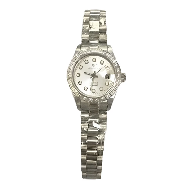 ROSDENTON 勞斯丹頓 公司貨R1 黃金典藏 銀色機械腕錶-女錶-錶徑25mm(96233LH-2W)