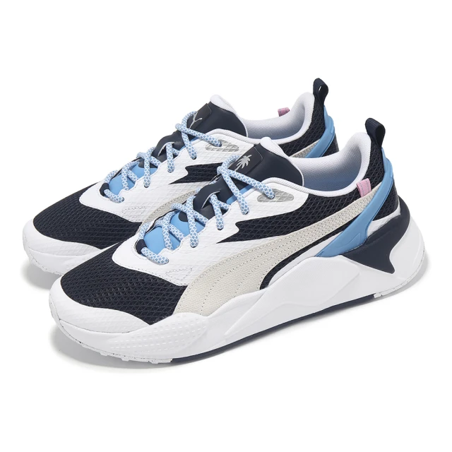 PUMA X PTC GS-X Efekt 高爾夫球鞋 聯名 男鞋 白 藍 防水鞋面 休閒鞋(309780-01)