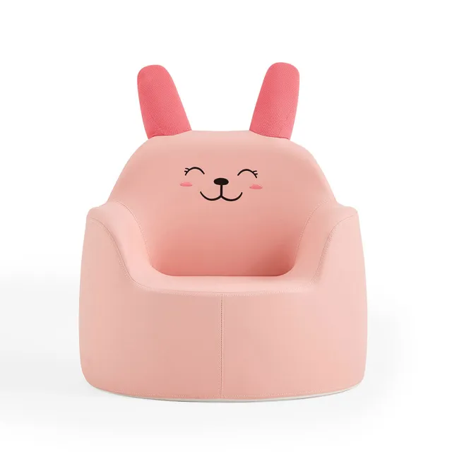 【hoi! 好好生活】林氏木業童趣萌兔兒童沙發 LS336-小款