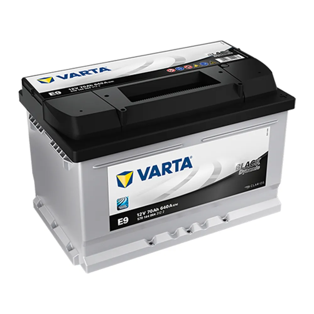 【VARTA 華達】E9 70AH 黑色動力 汽車電瓶 LBN3 56638(德國製造)