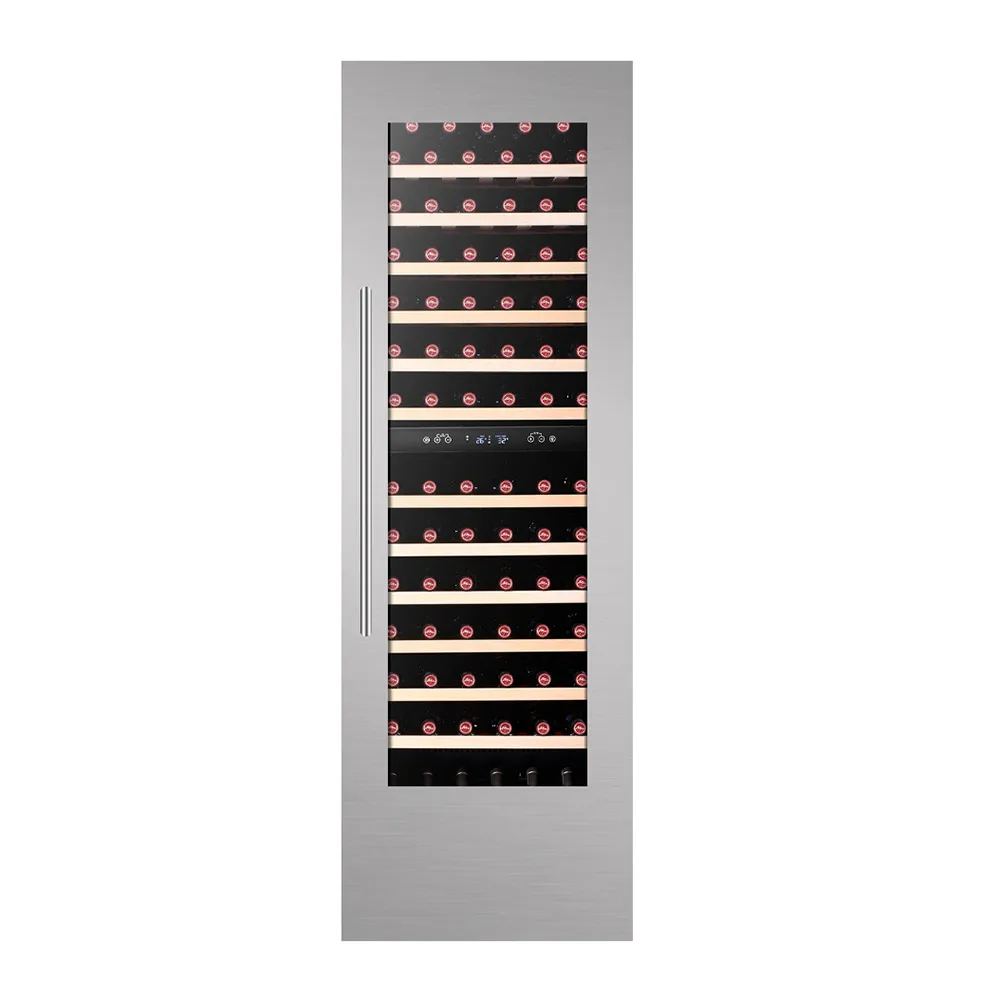 【LEZUN樂尊】84瓶嵌入式家用紅酒櫃  MS320(紅酒櫃 葡萄酒櫃 儲酒櫃)