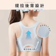 【Chic Chic 琪琪】3件組-學生背心式運動內衣 國高中生內衣(無鋼圈/防凸點/透氣網孔/固定杯)