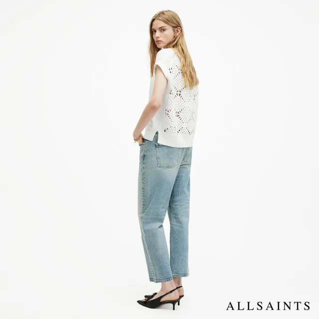 【ALLSAINTS】MARTI 人造絲鉤針編織上衣 WK539Z(常規版型)