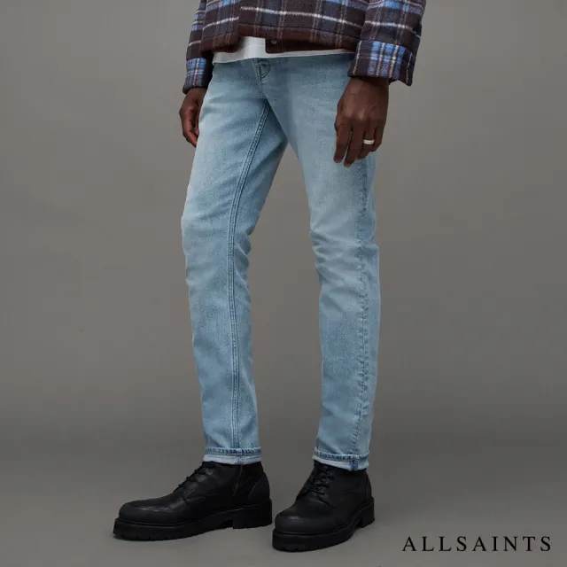 【ALLSAINTS】REX 俐落中腰彈力修身牛仔褲 ME032Z(修身版型)