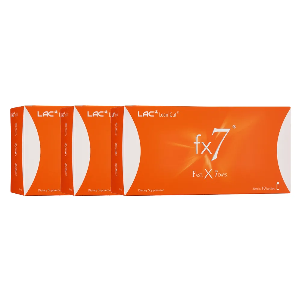 【LAC 利維喜】LeanCutfx7優纖速飲x3盒組(共30瓶/藤黃果/綠咖啡豆/綠茶萃取物/纖速飲)