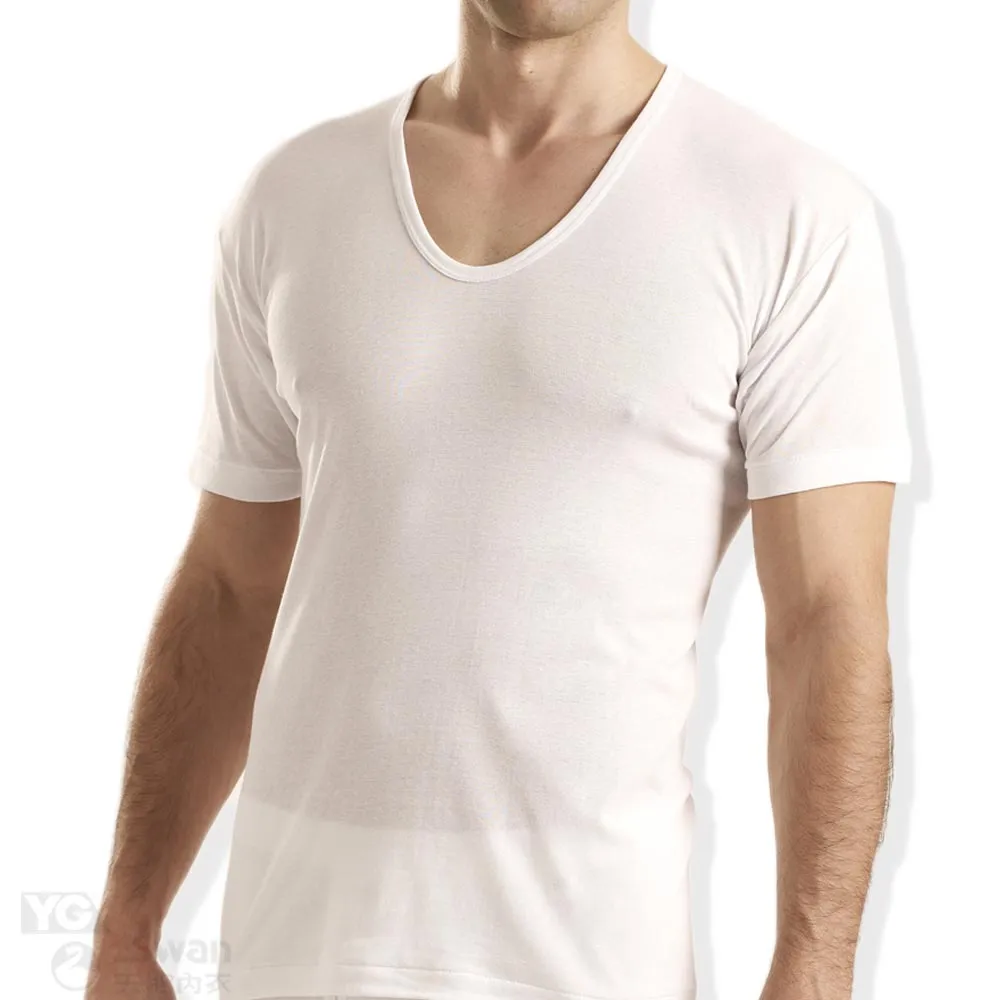 【YG天鵝內衣】5+1件組 舒適透氣優質羅紋U領短袖內衣-速(U領/短袖/男內衣)