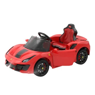【瑪琍歐】2.4G Ferrari 488 PISTA SPIDER 授權遙控童車/82900-2R(Ferrari原廠授權)