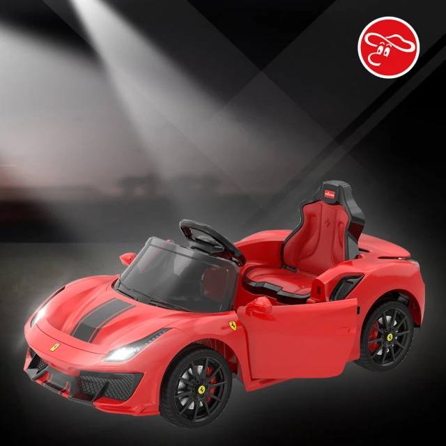 【瑪琍歐玩具】2.4G Ferrari 488 PISTA SPIDER 授權遙控童車/82900-2R(Ferrari原廠授權)
