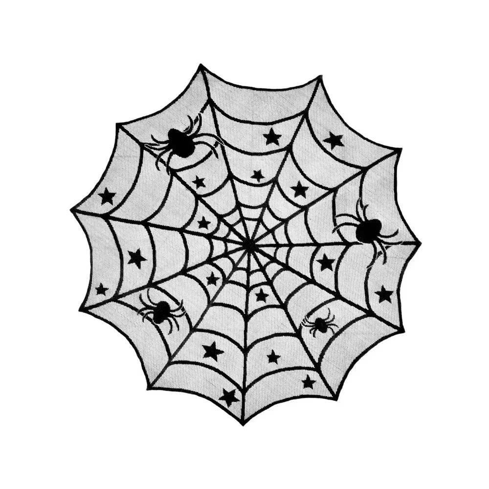 蜘蛛網桌巾 蜘蛛雷絲桌巾(萬聖節桌巾 萬聖節佈置)