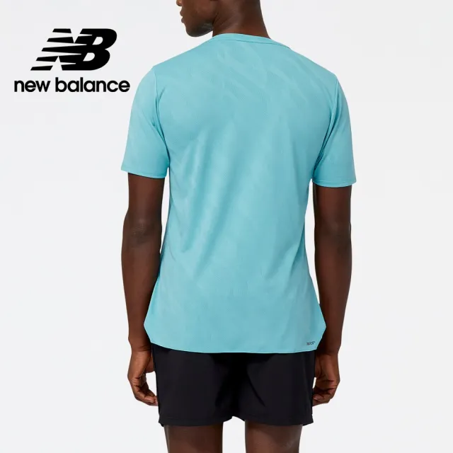 【NEW BALANCE】NB ICEX 涼感透氣短袖上衣_男裝_湖綠色_MT23281FAD(美版 版型偏大)