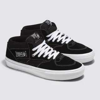 【VANS 官方旗艦】Skate Half Cab 男女款黑白色專業滑板鞋/休閒鞋