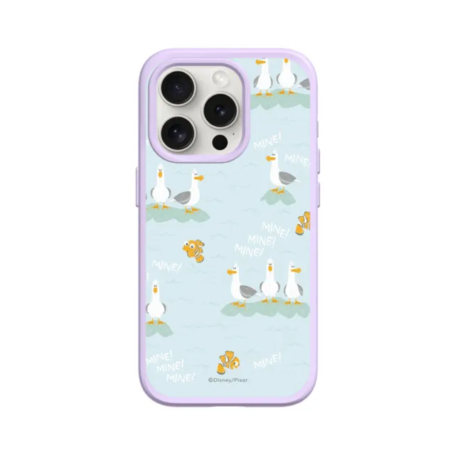 【RHINOSHIELD 犀牛盾】iPhone 13 mini/Pro/Max SolidSuit背蓋手機殼/海底總動員-海平面派對(迪士尼)