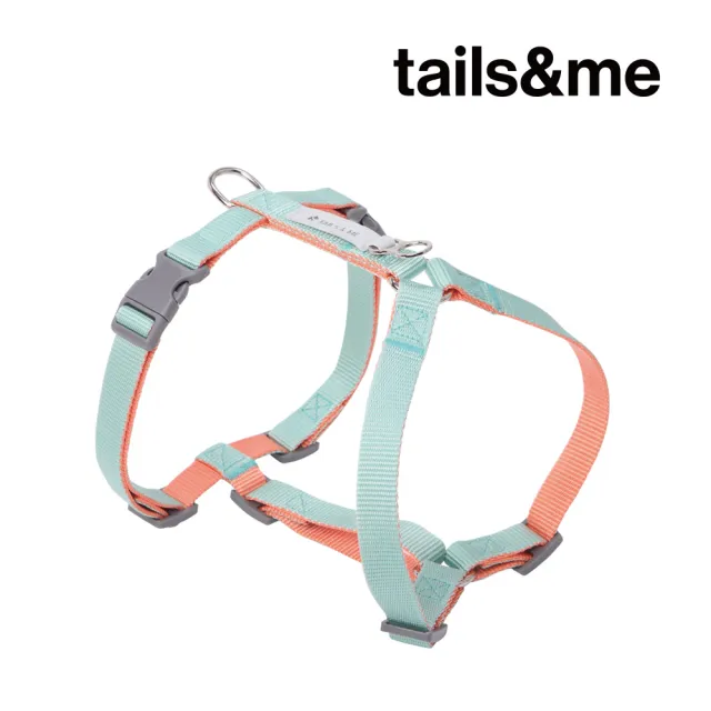 【tails&me 尾巴與我】經典尼龍帶系列-雙色胸背帶／L(寵物胸背帶/遛狗胸背帶/多色可選)