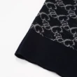 【GAP】男裝 Logo印花圓領短袖針織毛衣-黑色(891719)