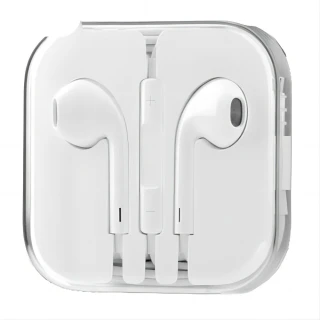 【西歐科技】Apple iPhone 時尚立體聲線控麥克風3.5mm入耳式耳機(買一送一)