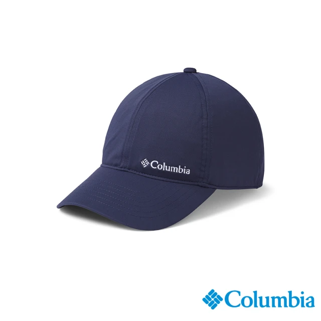 【Columbia 哥倫比亞 官方旗艦】中性-Coolhead™UPF50冰紗快排棒球帽-深藍色(UCU01260NY/IS)