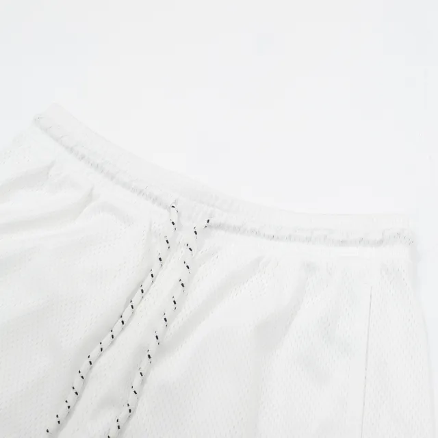 【GAP】男裝 Logo抽繩鬆緊短褲-白色(889600)