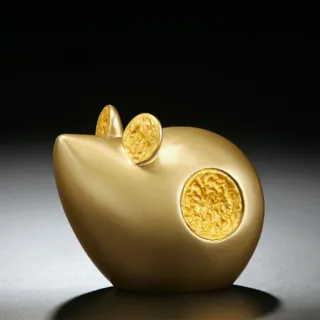 【Gallery Chuan 筌美術】結．善緣(生肖 鼠 雕塑 禮品 限量)