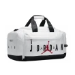 【NIKE 耐吉】健身包 Jordan Velocity 白 紅 多夾層 大空間 可調背帶 旅行袋 運動包(JD2423006AD-002)