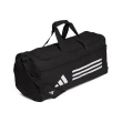 【adidas 愛迪達】健身包 Essentials 男款 黑 白 大容量 多夾層 旅行袋 手提包 肩背包 愛迪達(HT4747)