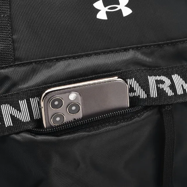 【UNDER ARMOUR】健身包 Favorite Duffle Bag 黑 白 防潑水 多夾層 旅行袋 運動包 手提包 UA(1369212001)