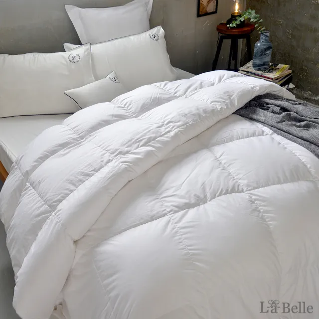 【La Belle】日本遠紅外線水鳥羽毛絨暖 冬被 買就送抑菌可水洗潔淨舒眠枕二入