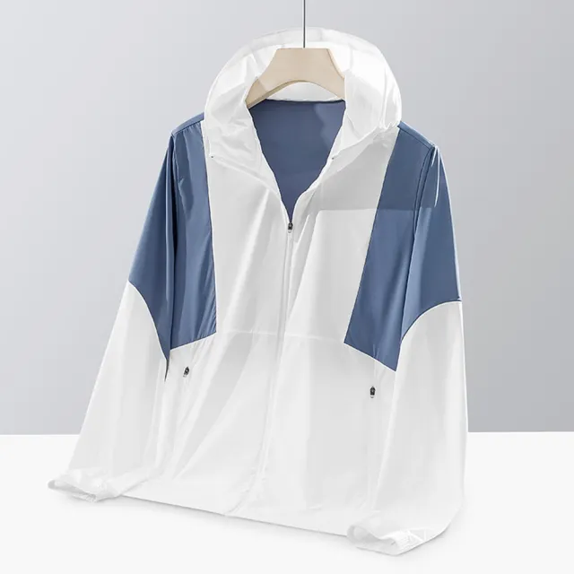 【巴黎精品】現貨+預購 防曬外套速乾冰絲連帽外套(男女防曬衣7色v1az24)